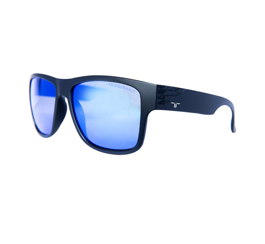 Harper Pro "Raven Black" with Polarized "REVO Blue/White" Lenses