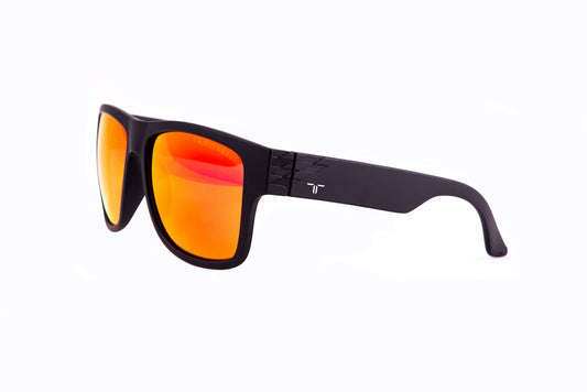 Harper Pro "Raven Black" with Polarized "REVO Red/Orange" Lenses