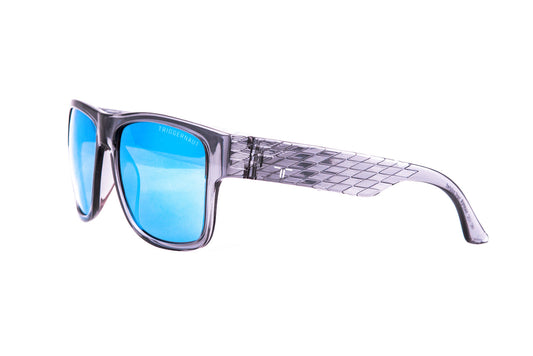 Harper "Crystal Grey" with "REVO Blue/White" Lenses
