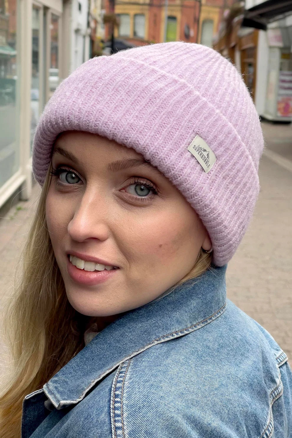 SuperBobble Heather Fashion Beanie Hat
