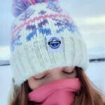 Swimzi Pastel Ice Crystal Nordic Super Bobble Hat