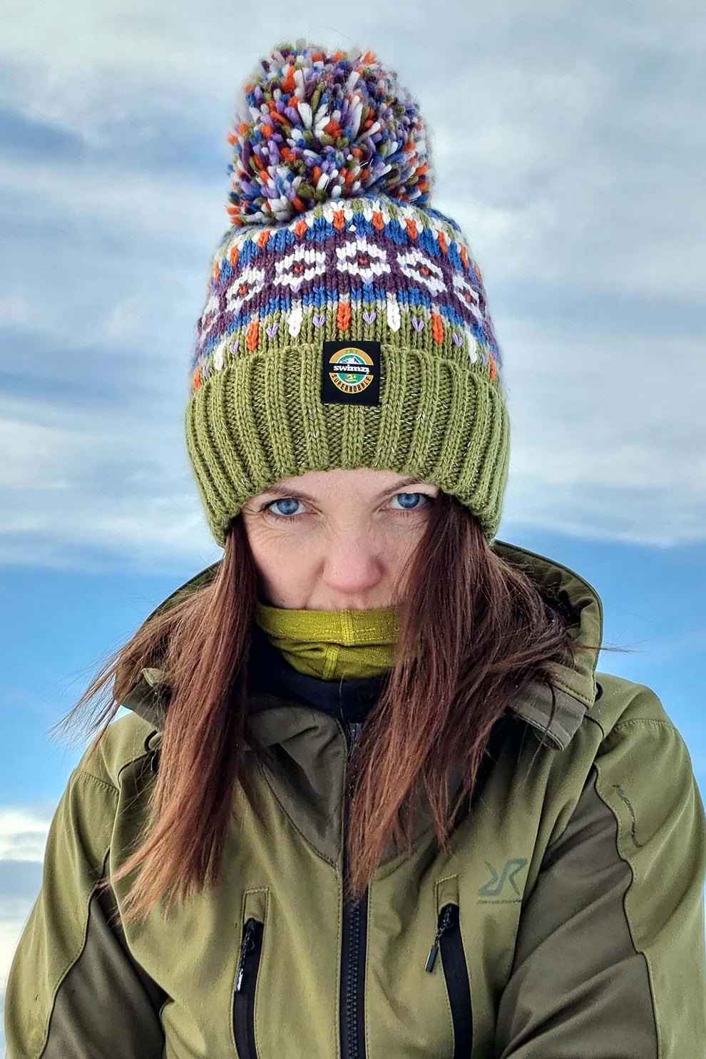 SuperBobble Tundra Fairisle Knit Hat