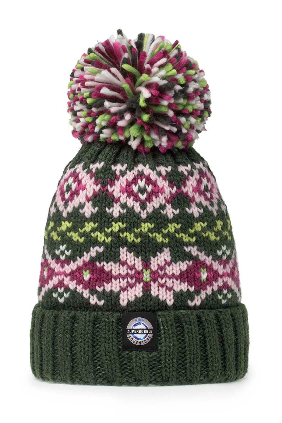 Swimzi Woodland Nordic Reflective Super Bobble Hat