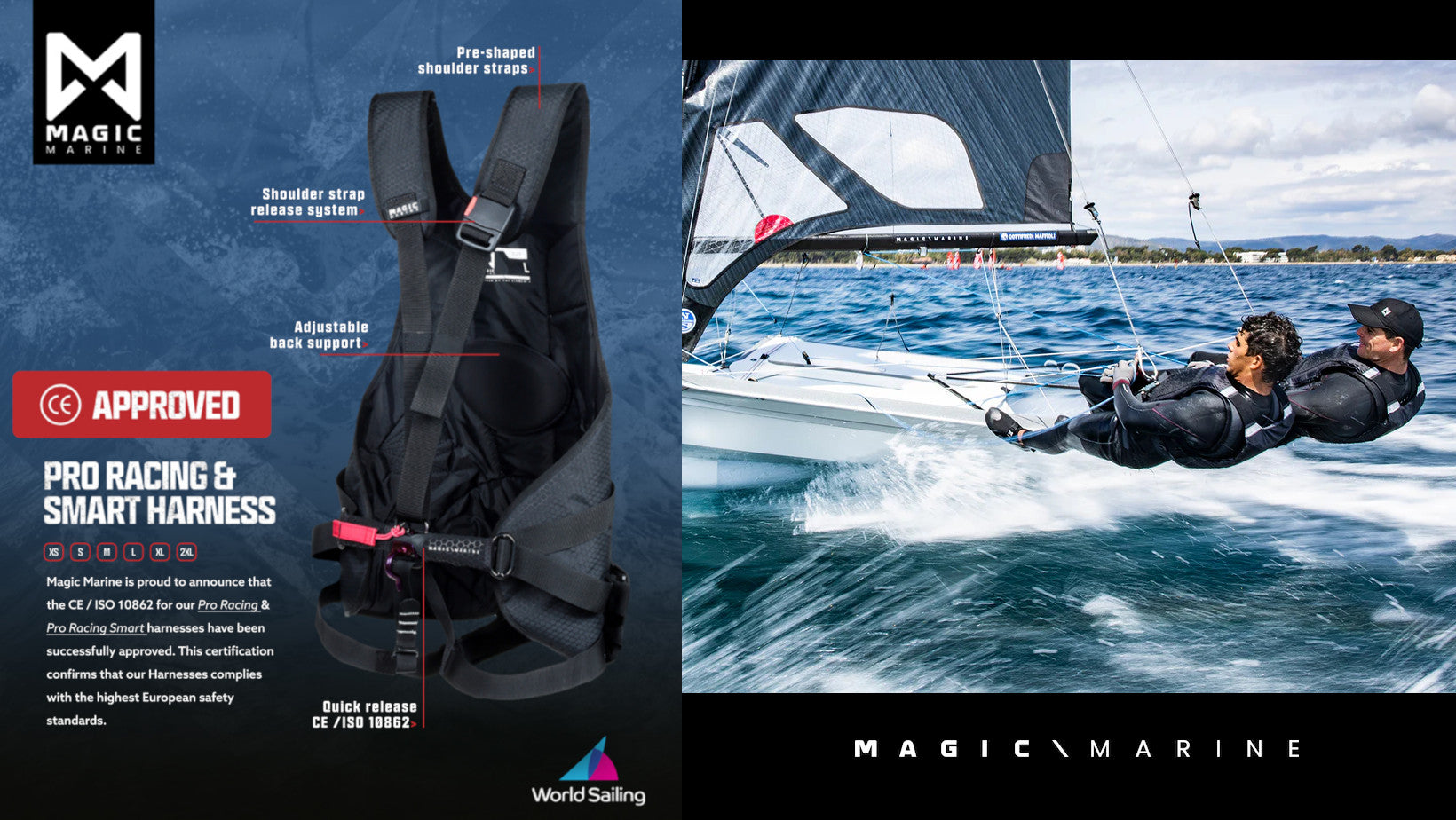 ISO certified Pro Racing and Smart Harnesses – Magic Marine UK
