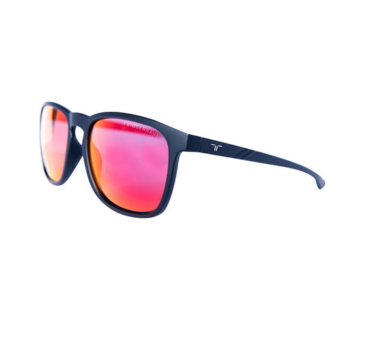 Rees "Raven Black" with "REVO Red" Lenses