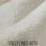 Andrea Hall Truffle Cream Zig-zag Super Bobble Hat