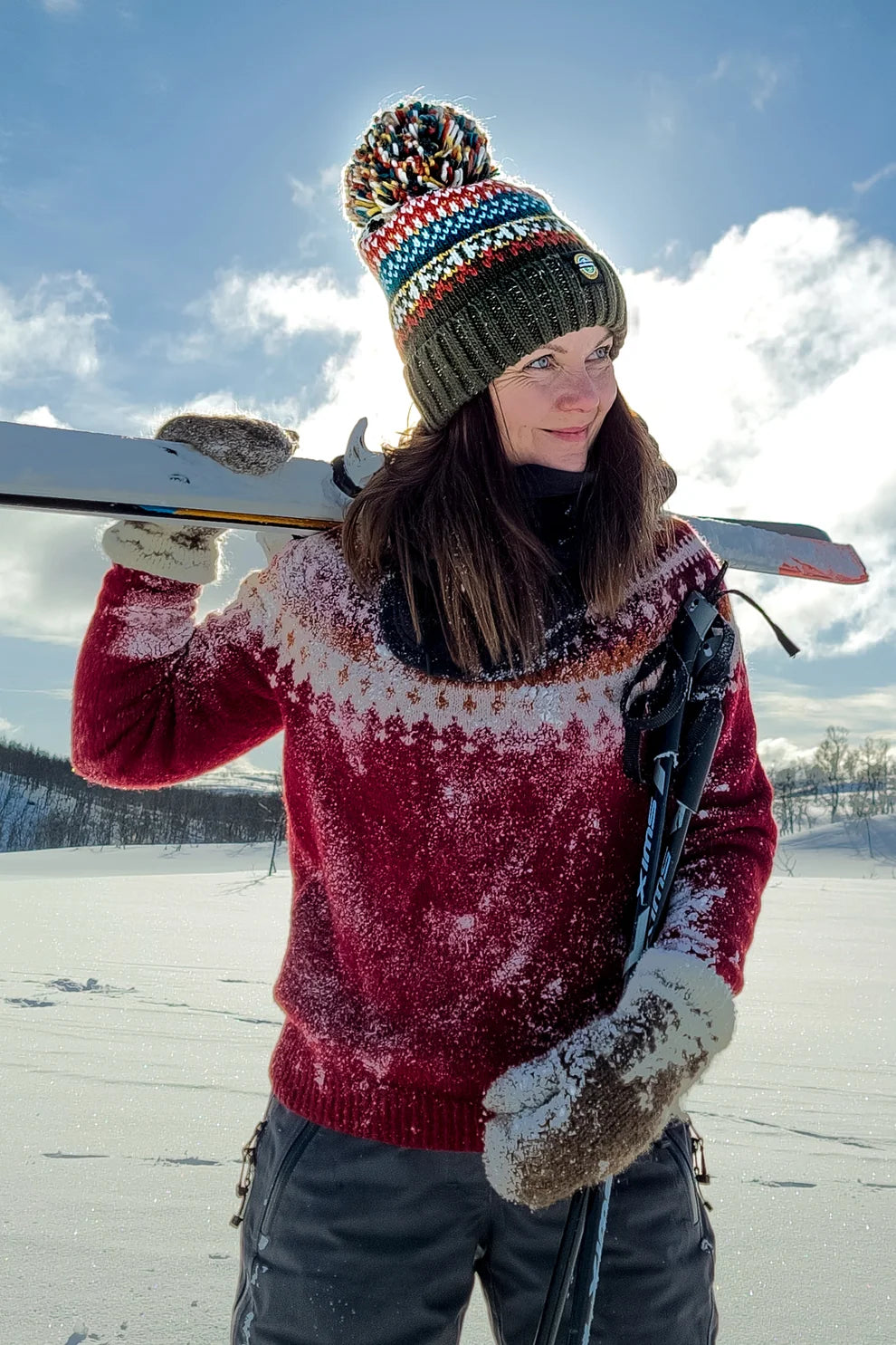 SuperBobble Greenland Nordic Knit Hat