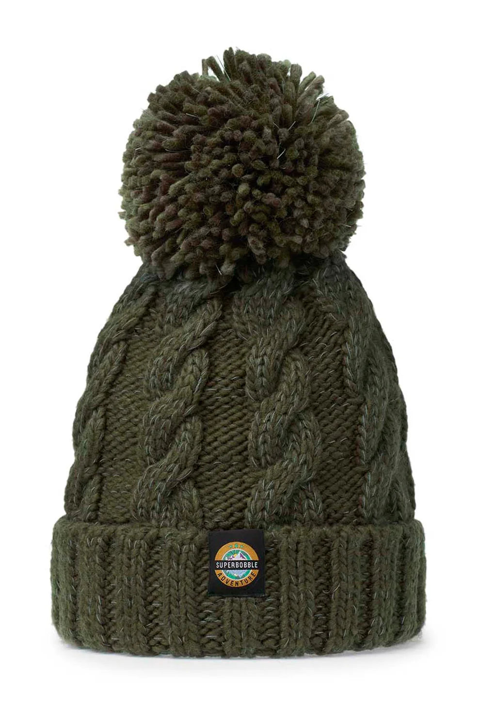 SuperBobble  Greenland Cable Knit Hat