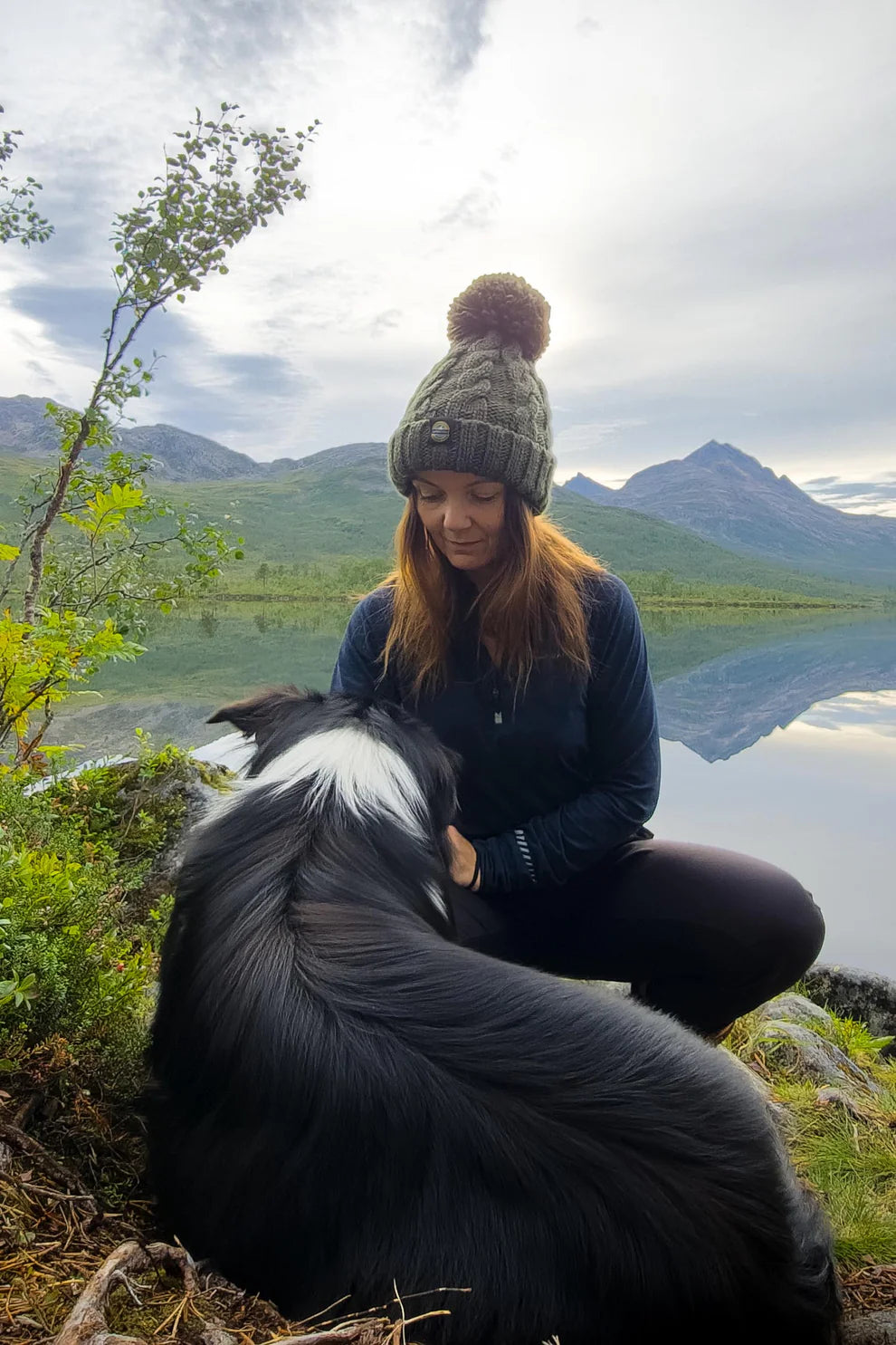 SuperBobble  Greenland Cable Knit Hat