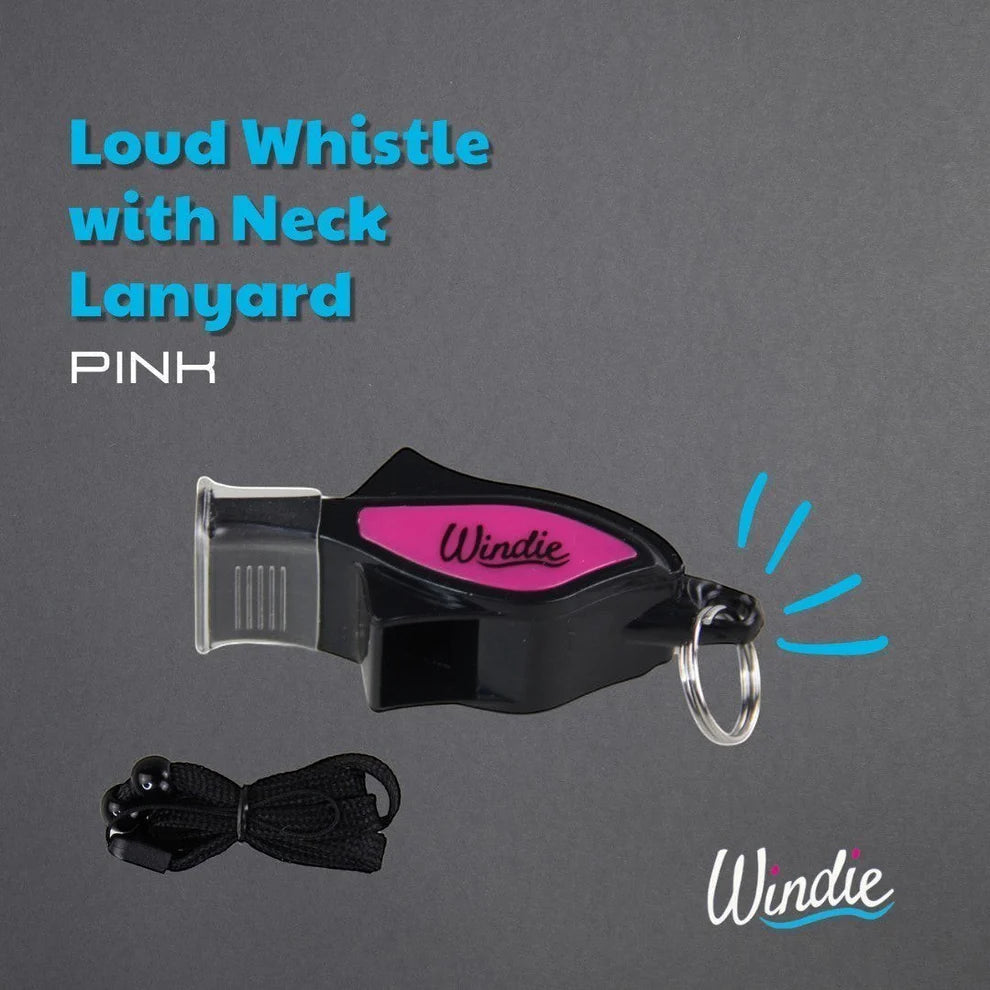 Windie Loud Whistle with Neck Lanyard