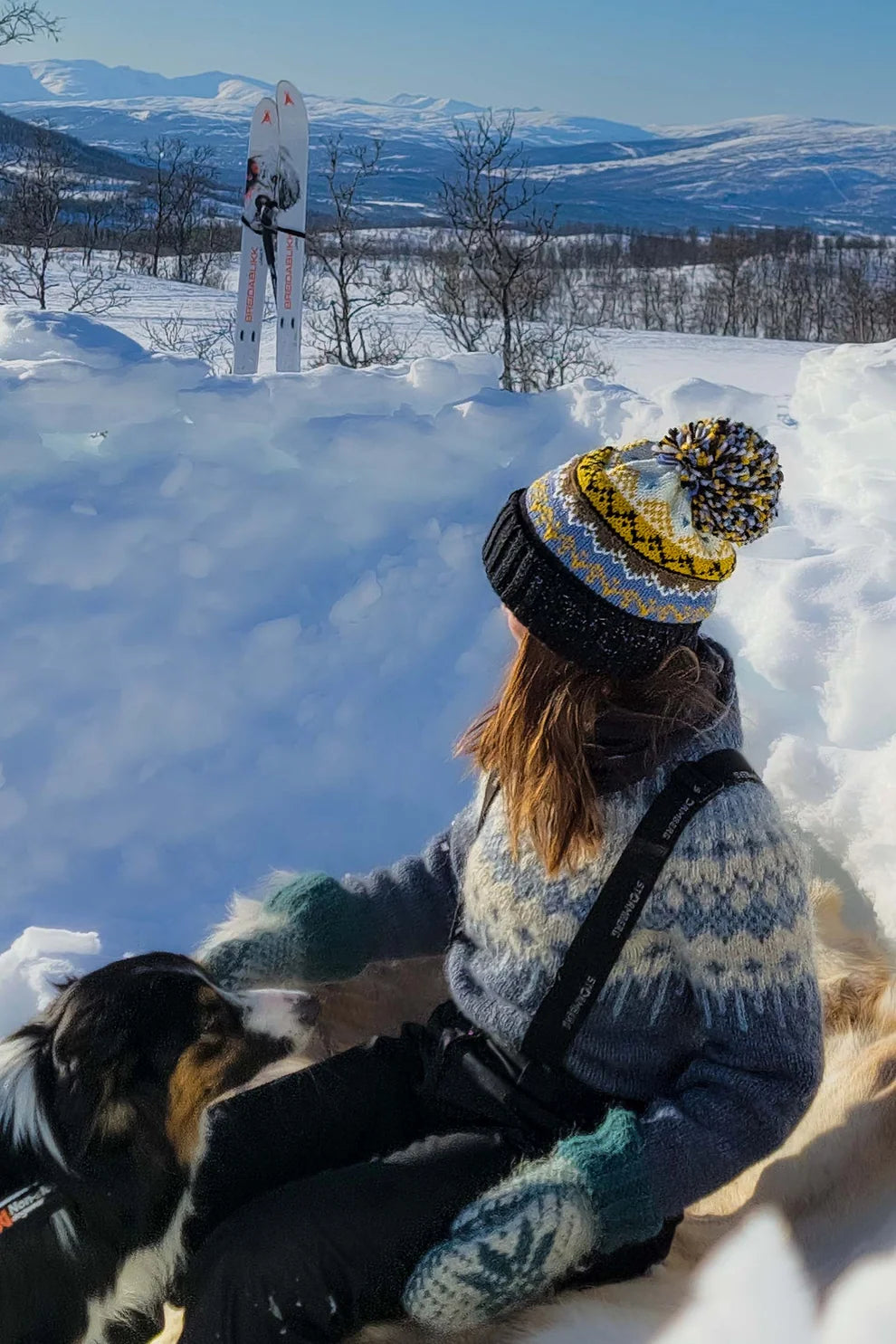 SuperBobble Midnight Sun Nordic Knit Hat