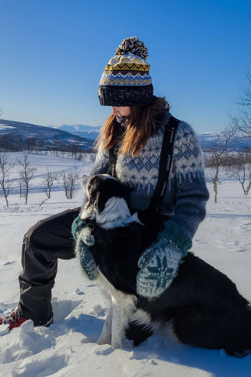 SuperBobble Midnight Sun Nordic Knit Hat