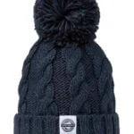 Swimzi Deep Navy Cable Super Bobble Hat