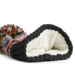 Swimzi Simon Wilson Fairisle Reflective Super Bobble Hat