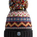 Swimzi Simon Wilson Fairisle Reflective Super Bobble Hat