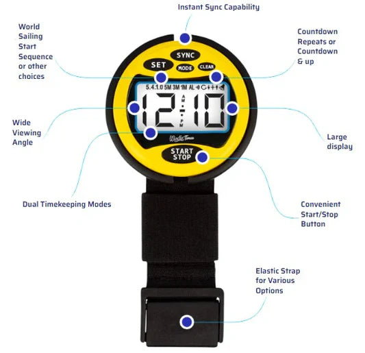Windie Sailing Timer - Race Stopwatch Timer – Magic Marine UK