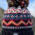Swimzi Simon Wilson Fairisle Reflective Super Bobble Hat