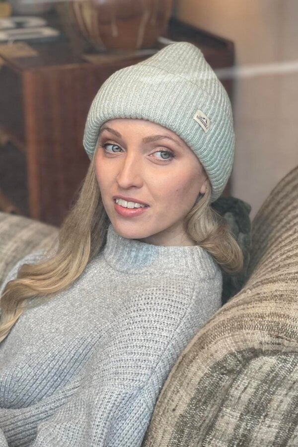 SuperBobble Spearmint Ladies Fashion Beanie Hat