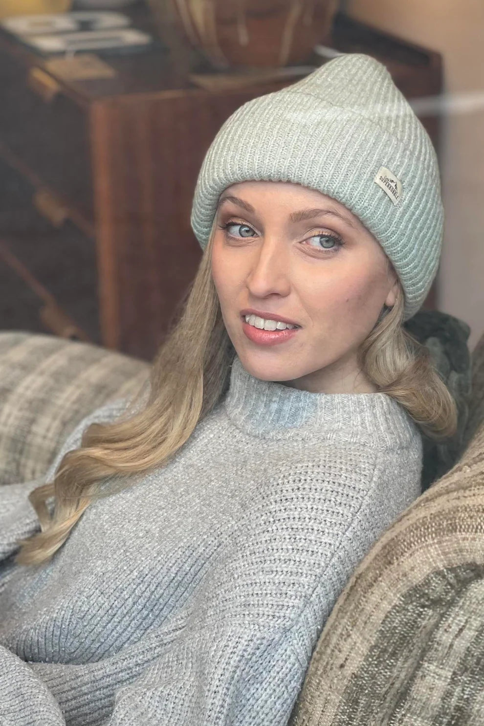 SuperBobble Spearmint Fashion Beanie Hat