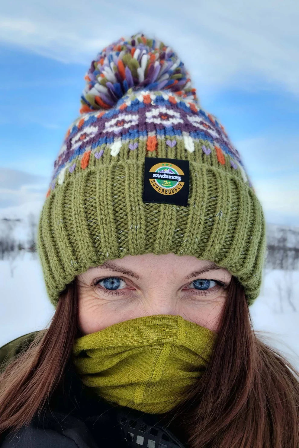 SuperBobble  Tundra Fairisle Knit Hat