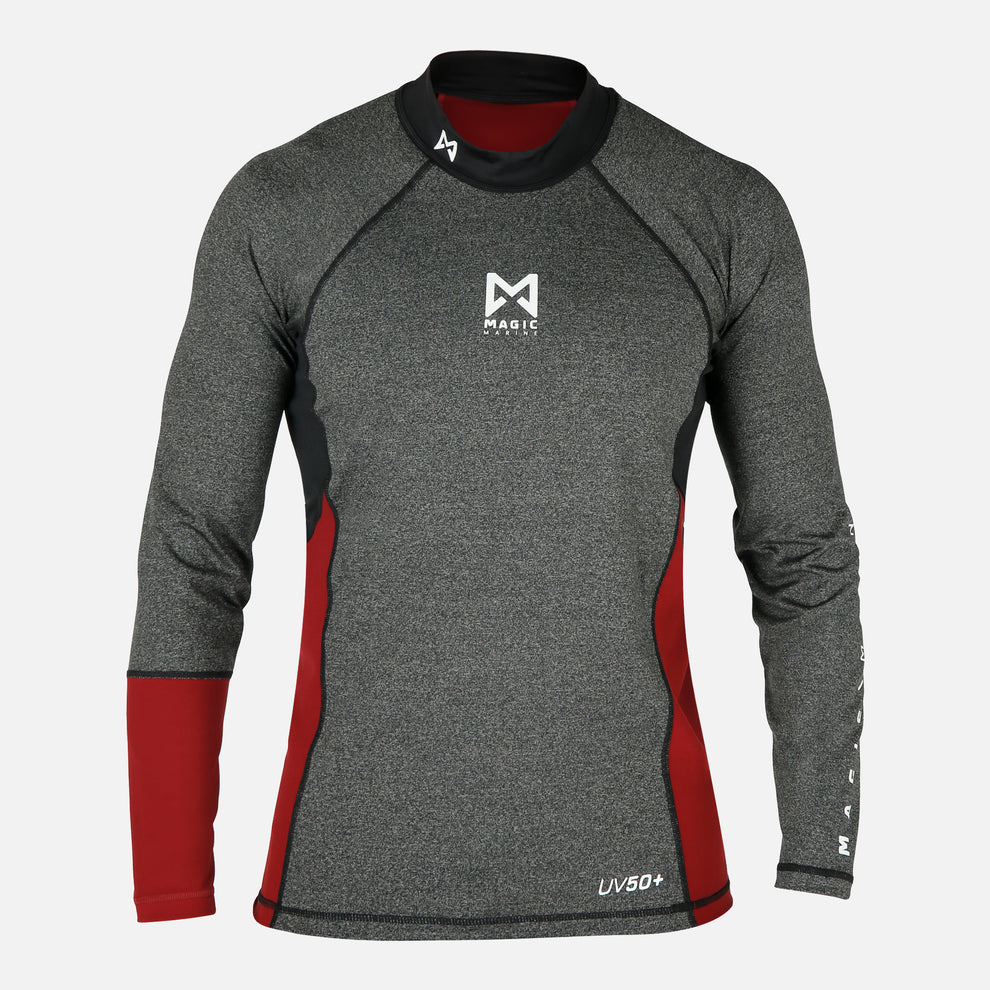 Energy Rash Vest Long Sleeve Grey