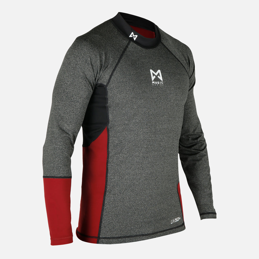 Energy Rash Vest Long Sleeve Grey