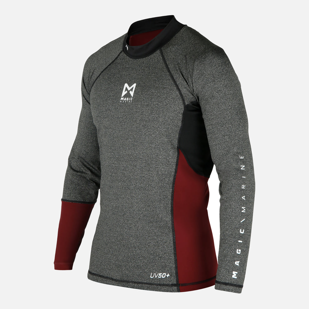 Energy Rash Vest Long Sleeve Grey